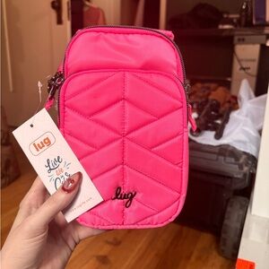 NWT Lug Skeeter Mini Hot Pink Crossbody Bag